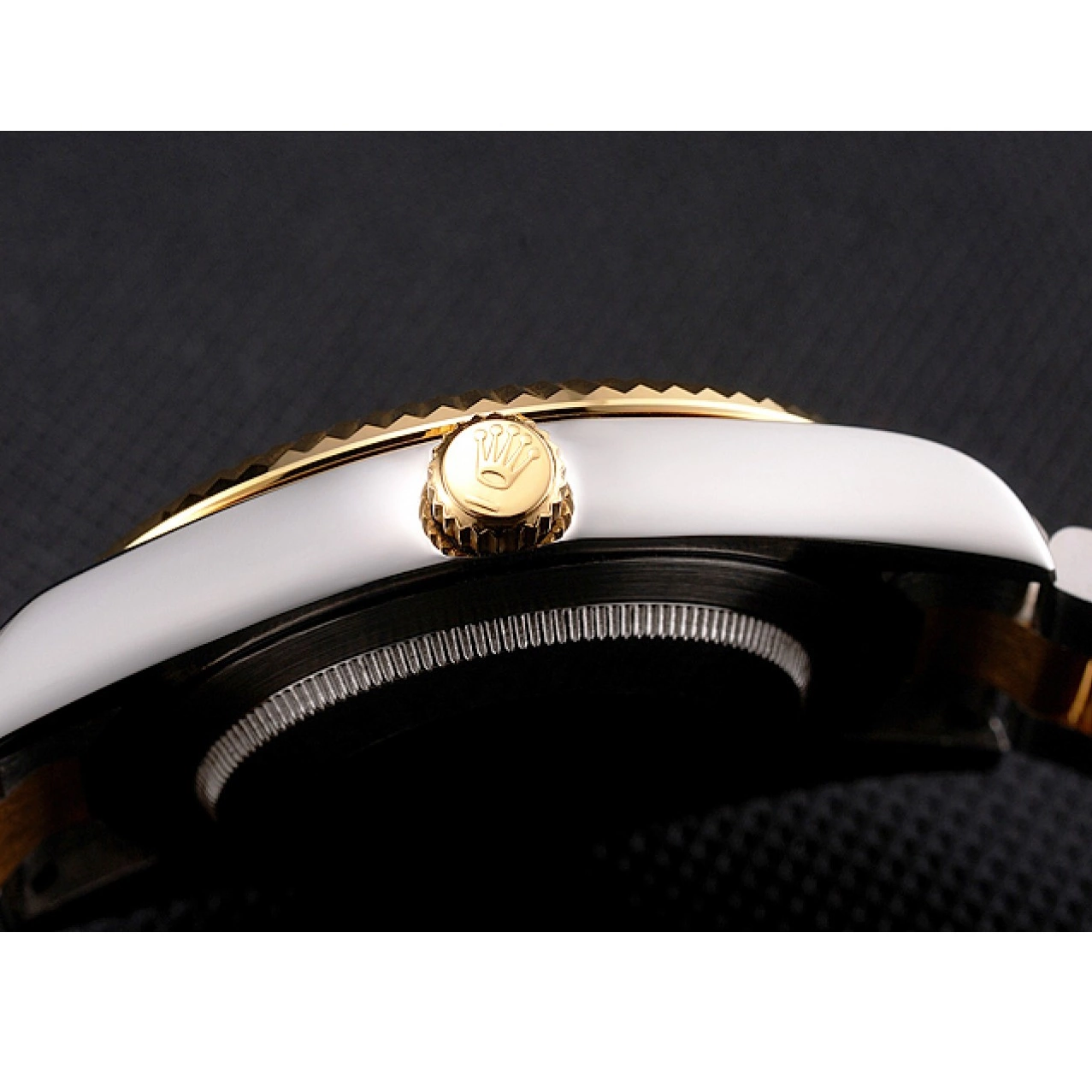 Rolex copies cheap Gold Datejust Rolex Gold Stainless Two Bracelet Dial Swiss Bezel Tone Steel Case 0629